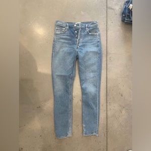 Agolde jeans, high waisted, skinny